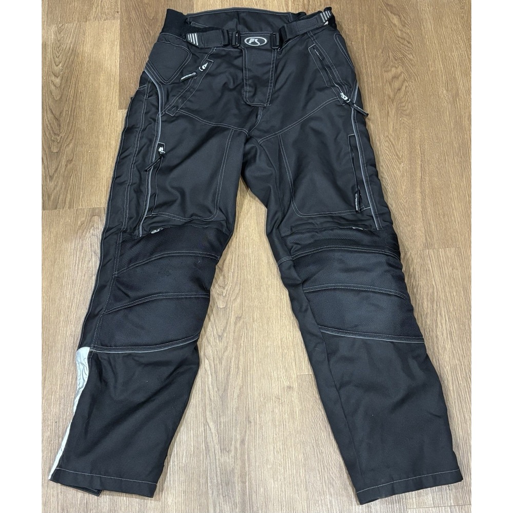 Fieldsheer FS Motorcycle Riding Pants Mens Approx 33x31.5 Black Armored Textile